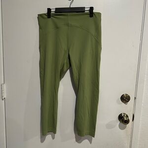Lululemon High-Rise Leggings – Size 14 (Lime Green)
